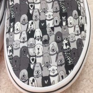 Skechers - Bob's Dog Face Slip On Shoes Size 8